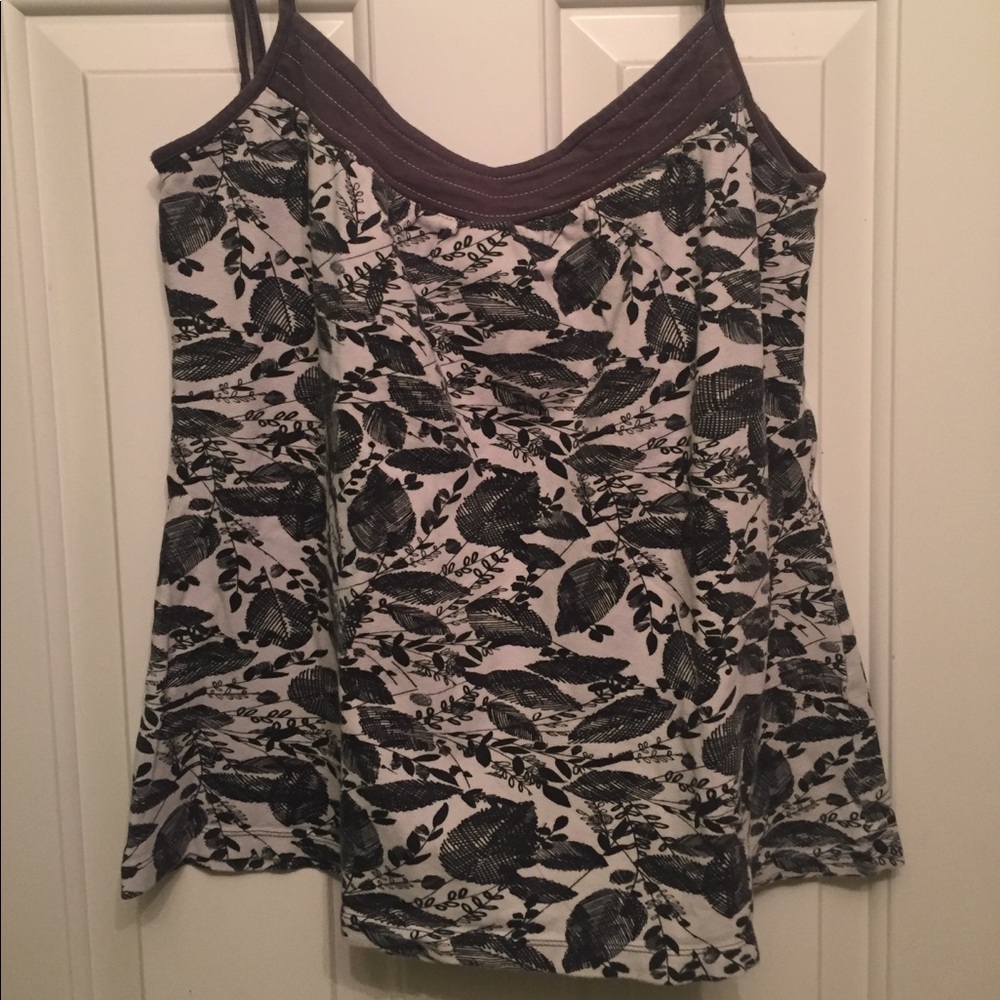 Cotton Spaghetti Strapped Floral Top with Ties